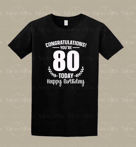 Congratulations (Age) Happy Birthday