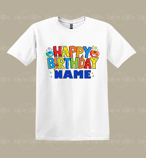 Happy Birthday with Personalized name