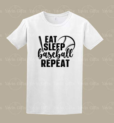 Eat Sleep Baseball Repeat