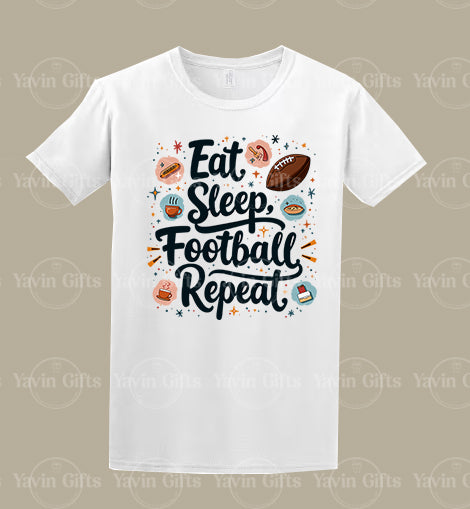 Eat Sleep Football Repeat