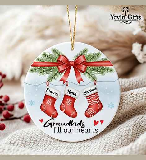 Grandkids fill our hearts- Personalized names