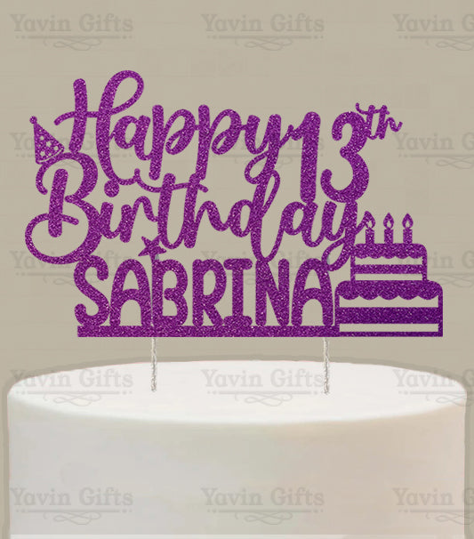 Happy Birthday with Personalized Name & Age