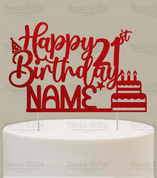 Happy Birthday with Personalized Name & Age