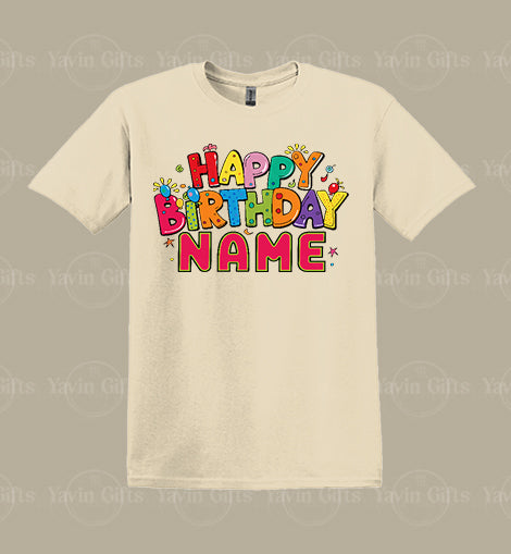 Happy Birthday with Personalized name