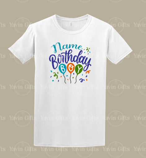 Birthday Boy - Personalized T-shirt