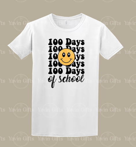 100 days of School with Smiley