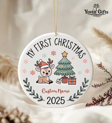 My First Christmas - Personalized name
