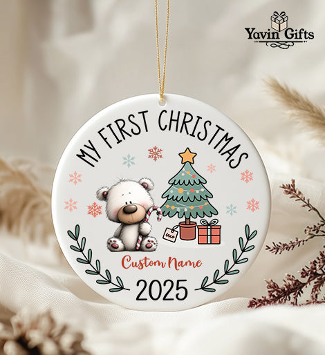 My First Christmas - Personalized name