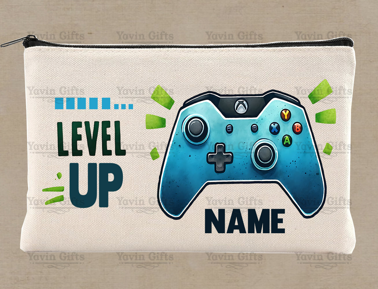 Video game-Level Up Birthday Pouch